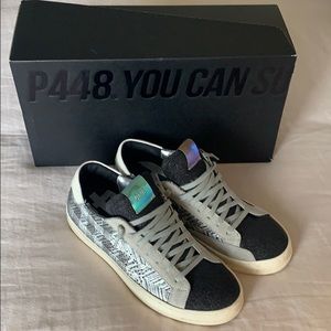 john tartan metallic sneaker